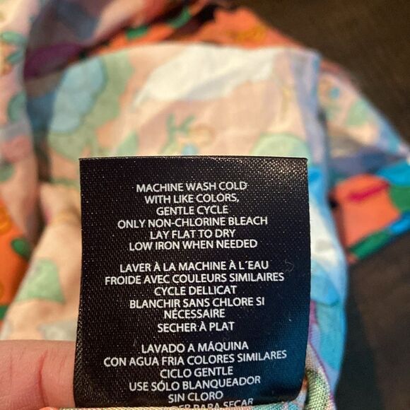 Roberto Lugo All Gender Floral Skulls and Trucks rayon Button Down Shirt Size 3x - Picture 6 of 11